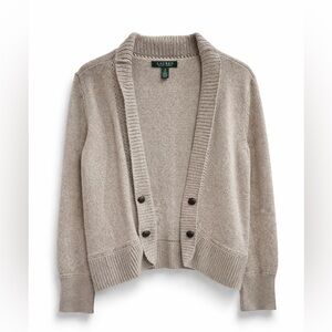 Ralph Lauren Oatmeal Cardigan Sweater
